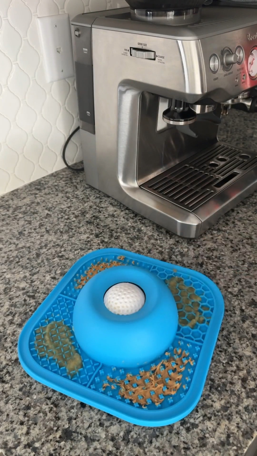 A little enrichment really does go a long way 🤍🐶

There’s something so thoughtful about the design of this lick mat from the anti slip base that helps it stay in place to the built-in bowl and rolling ball that make treat time more interactive and engaging. An easy, everyday way to add a bit more stimulation and fun to your pup’s routine 🐾

#LTKmomlife #LTKHome #LTKSaleAlert