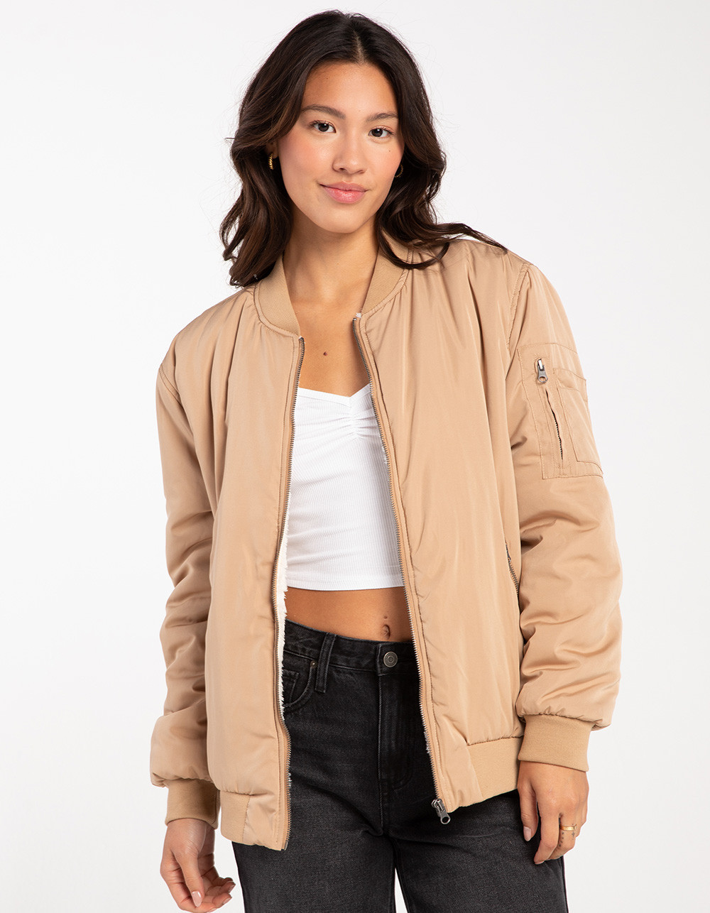 RSQ Womens Bomber Jacket | Tillys
