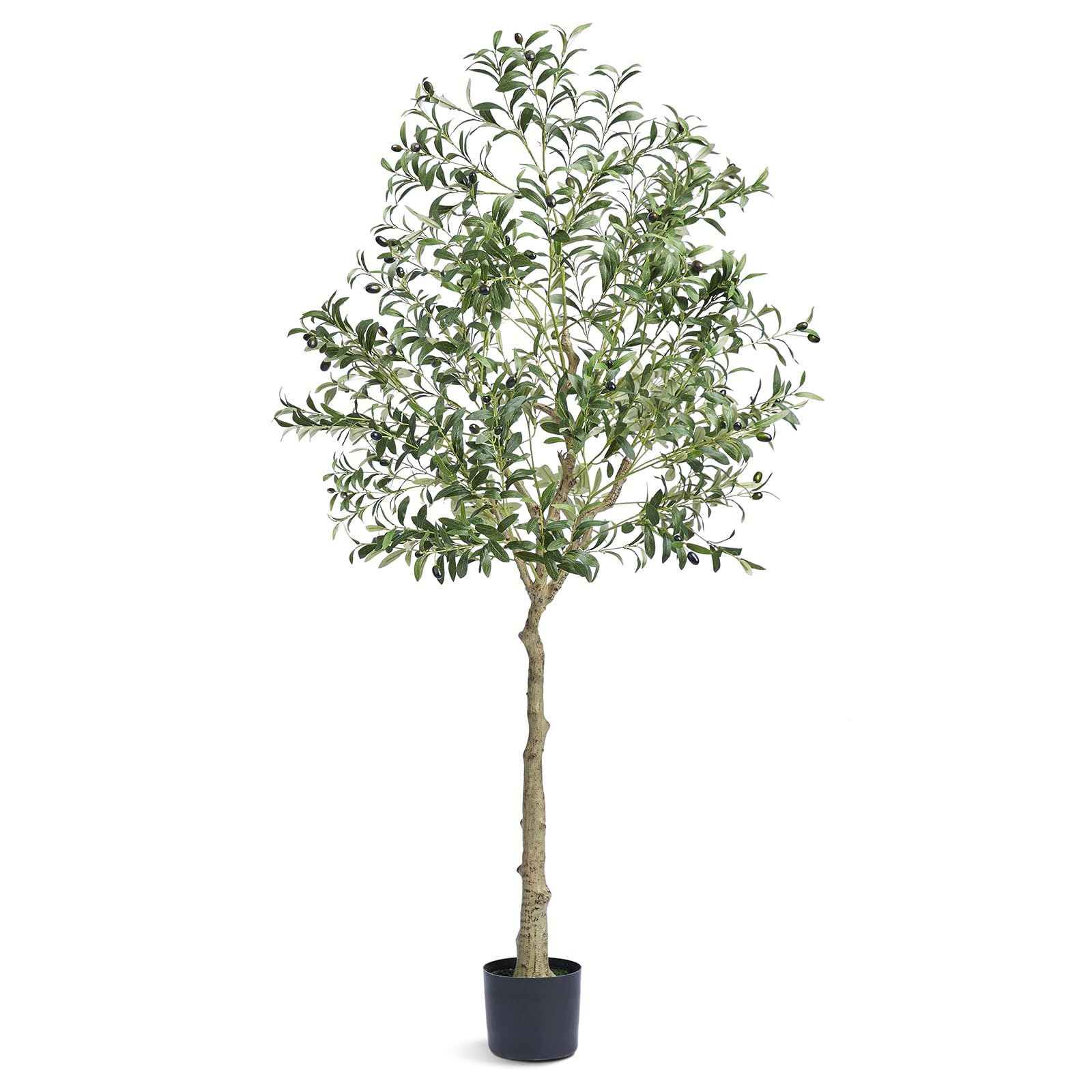 VEVOR Artificial Olive Tree, 6 FT Tall Faux Plant, Secure PE Material & Anti-Tip Tilt Protection ... | Amazon (CA)