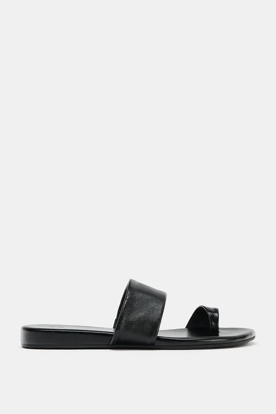 DescriptionCompositionMeasurementsHigh stiletto-heel sandals. Patent effect. Wide strap across th... | Zara UK
