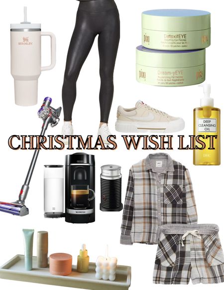 Gift guide for young moms 
Gift guide for 20 somethings
Spanx Faux Leather leggings 
Pixi DeToxifEYE Depuffing Eye Patches 
DHC Deep Cleansing Oil
Aerie Flannel Pajama Set
Barefaced Skincare Routine 
Nike Platform Sneakers 
Dyson V8 Vacuum
Nespresso Vertuo Plus Aeroccino 
Stanley Quencher 40 oz. Tumbler 

#LTKHoliday #LTKGiftGuide #LTKCyberweek