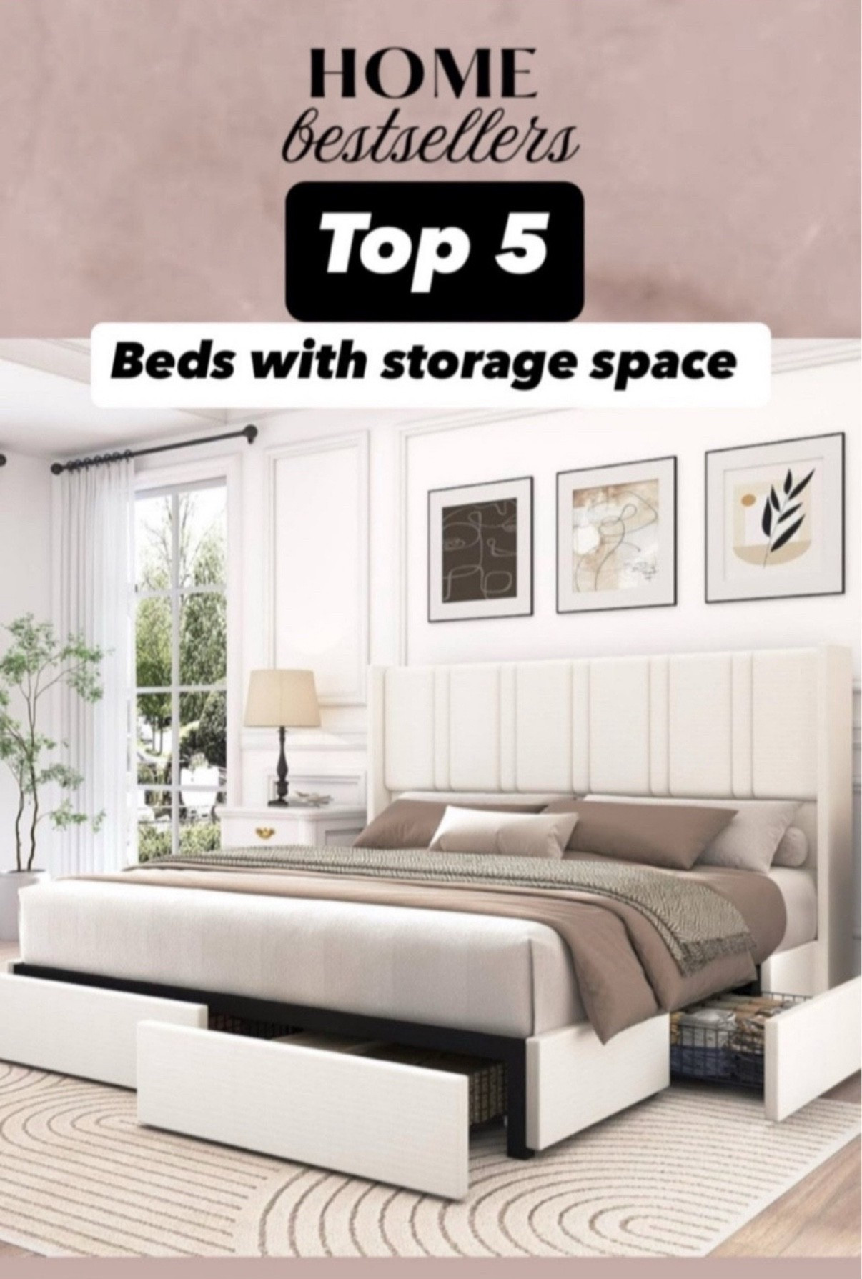 Beds with storage space 

#LTKSaleAlert #LTKHome #LTKSeasonal
