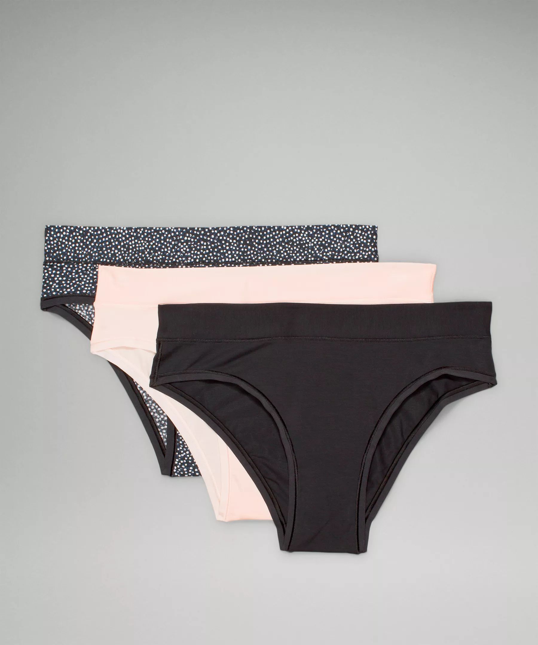 UnderEase Mid-Rise Cheeky Bikini Underwear 3 Pack | Lululemon (US)