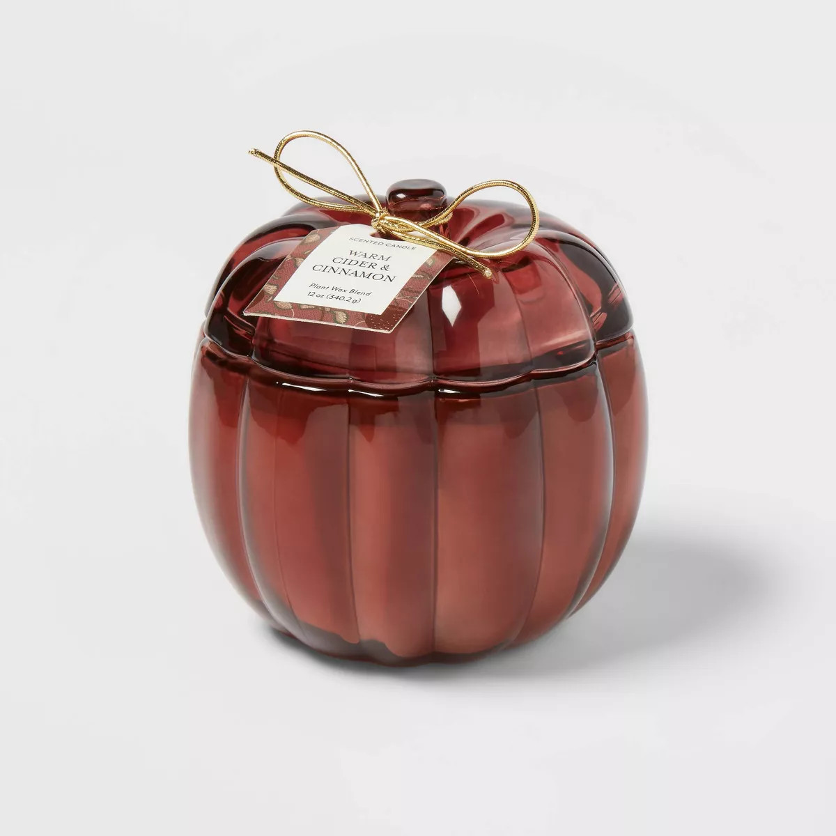 Glass Figural Pumpkin Warm Cider and Cinnamon - Threshold™ | Target