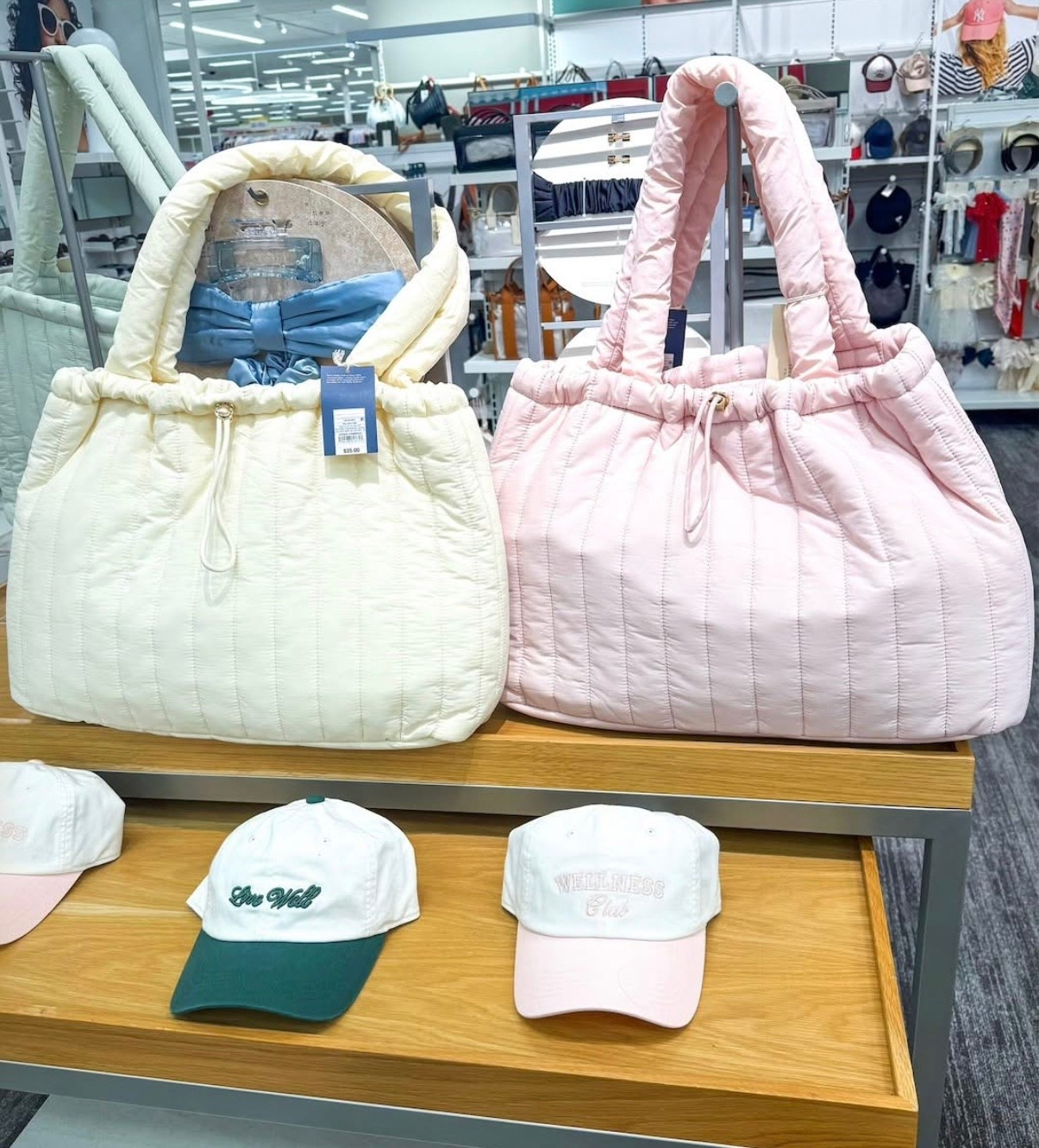 Quilted drawstring tote, Target accessories, Target bag, Target style, new Target arrivals, women's baseball caps, Spring style 2026

#LTKFindsUnder50 #LTKActive #LTKmomlife