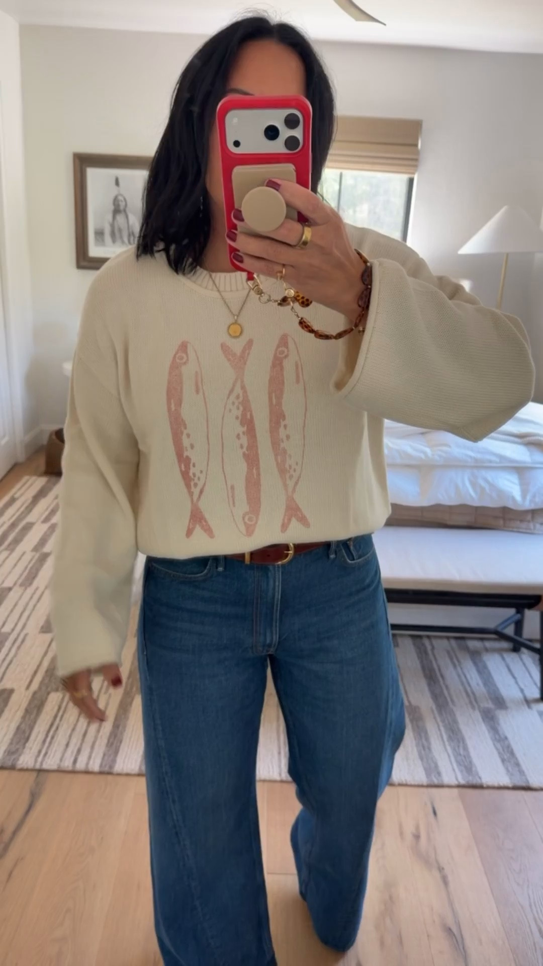 Top size medium, pants size 30 (I’m a curvy size 8). 



#LTKMidsize #LTKootd #LTKOver40