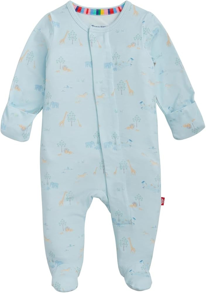 Magnetic Me Boys Modal Magnetic Baby Footie Pajamas | Silky Soft Modal Fabric | Baby Sleepers Ava... | Amazon (US)