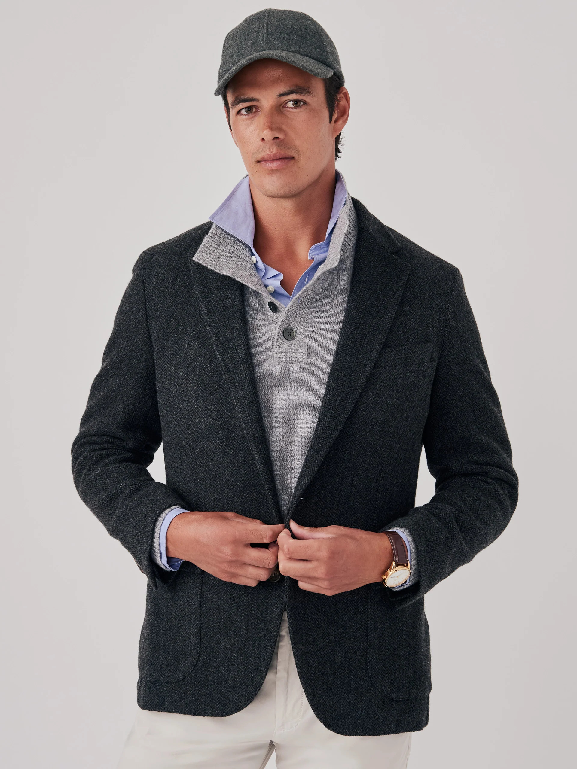 McCown Sport Coat in Broken Herringbone | J.McLaughlin
