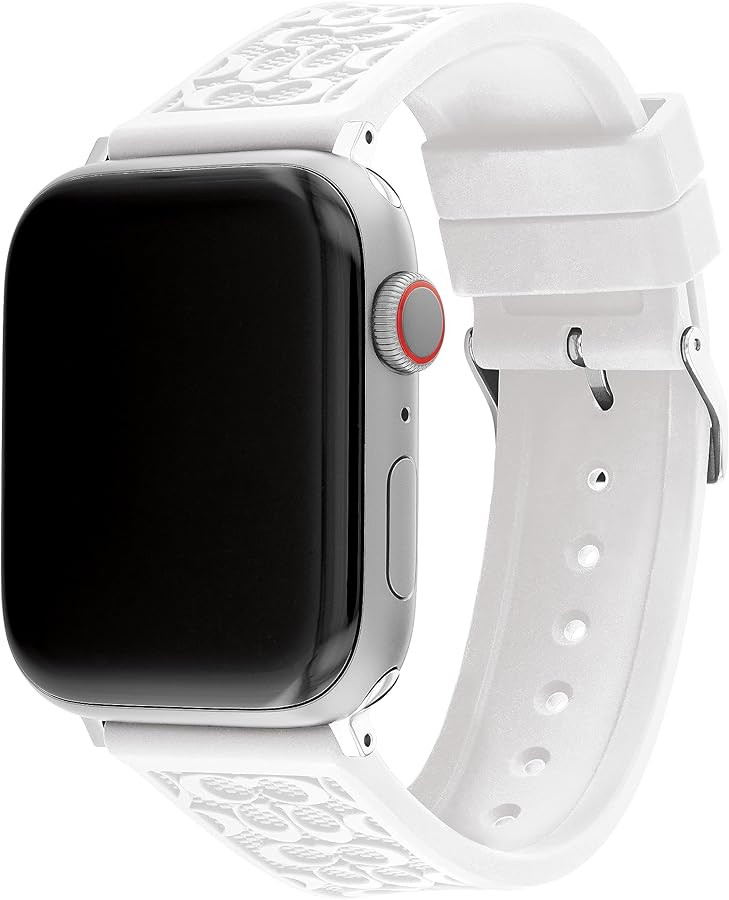 Coach Apple Watch Strap, Compatible with Apple Watch 38mm, 40mm, 41mm, 42mm, 44mm, and 45mm, Inte... | Amazon (US)