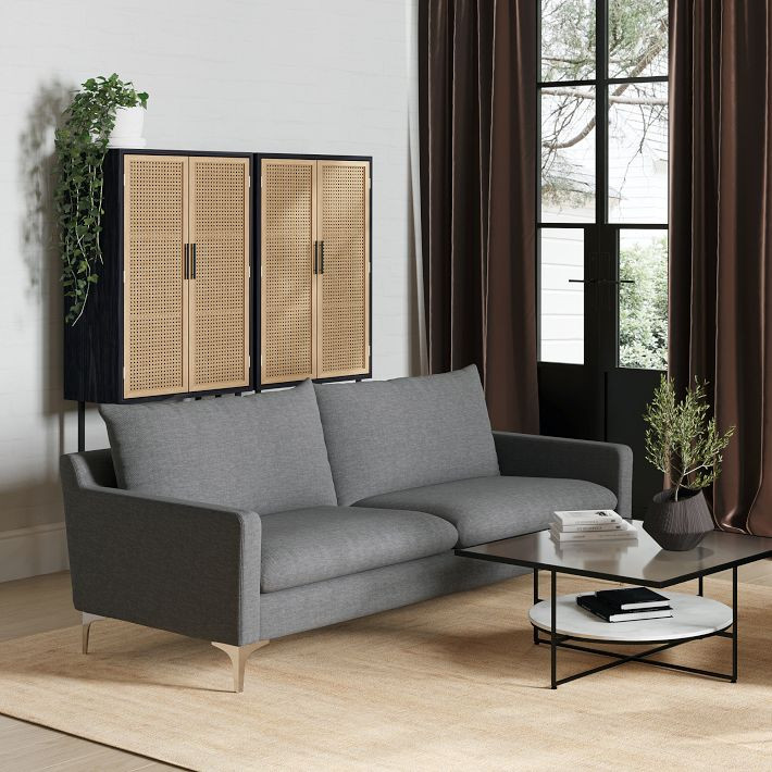 Tall Woven Cabinet | West Elm (US)