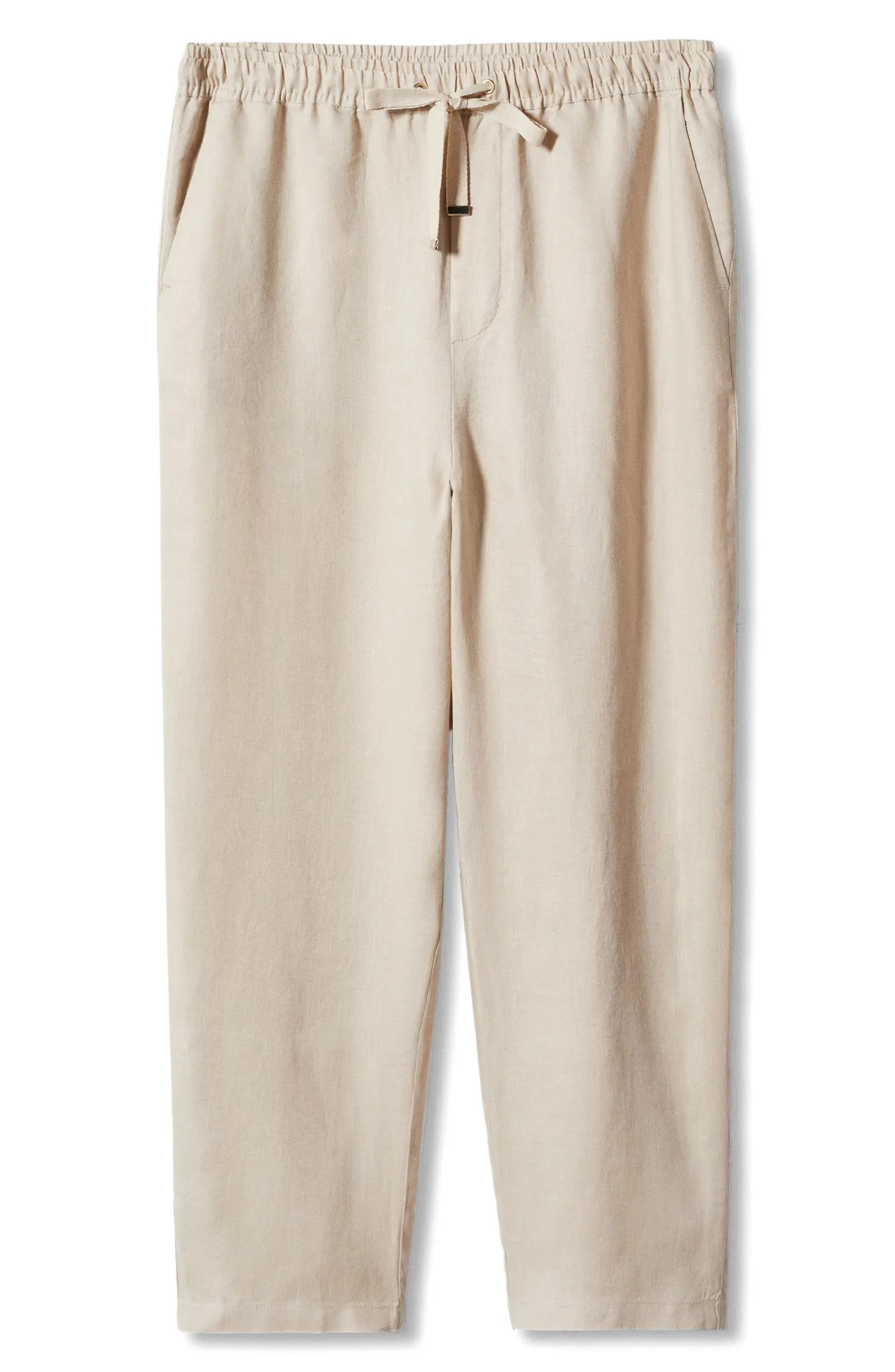 Drawstring Linen Pants | Nordstrom