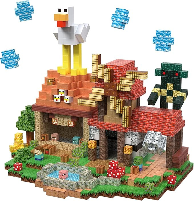 AIDYVOI Magnetic Blocks - 100 PCS Magnetic Building Blocks, 0.8 inch Magnet Cubes Stacking Constr... | Amazon (US)