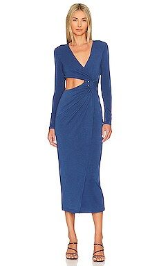 Significant Other Audrey Midi Dress in Indigo from Revolve.com | Revolve Clothing (Global)