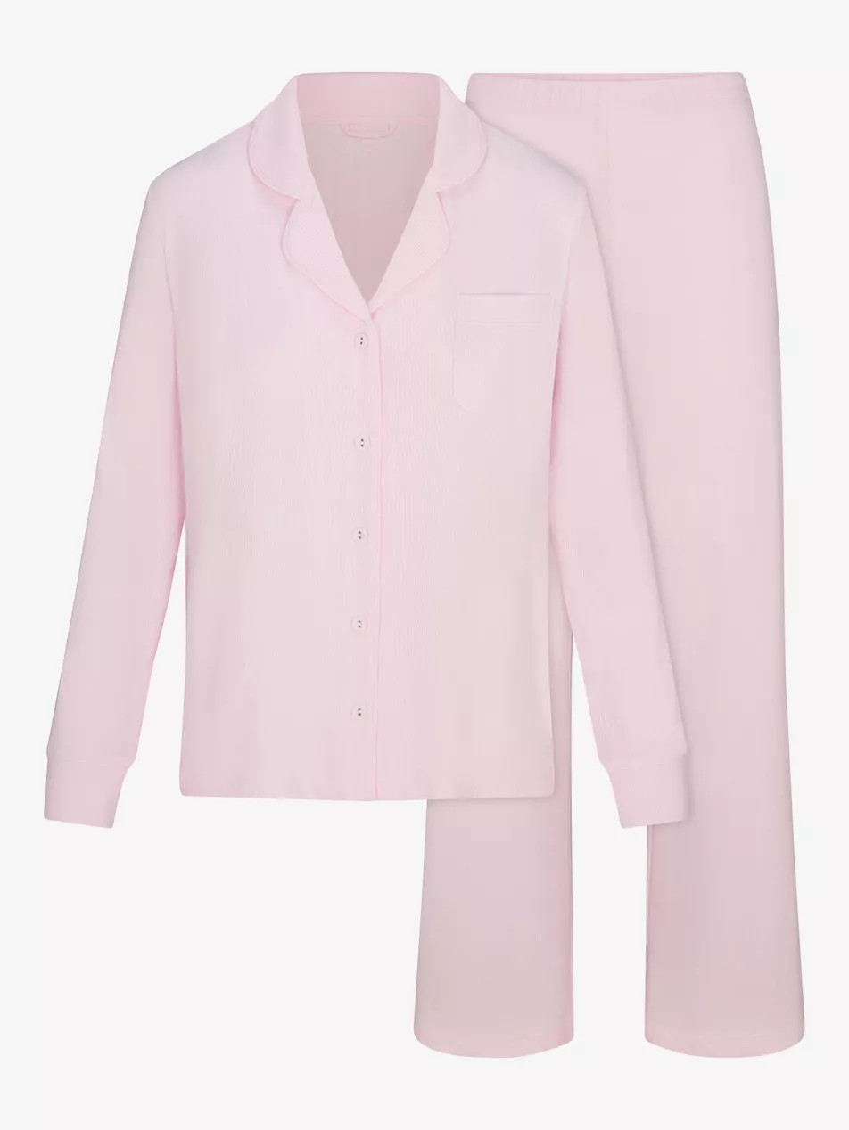 Soft Lounge Rib-Knit Stretch-Modal Sleep Set | Selfridges