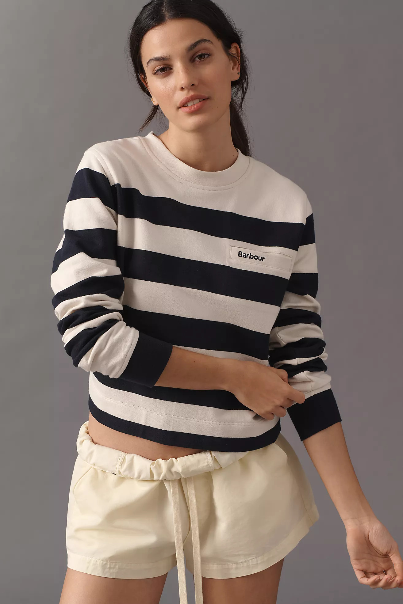 Barbour Aylesby Cotton Sweatshirt | Anthropologie (US)