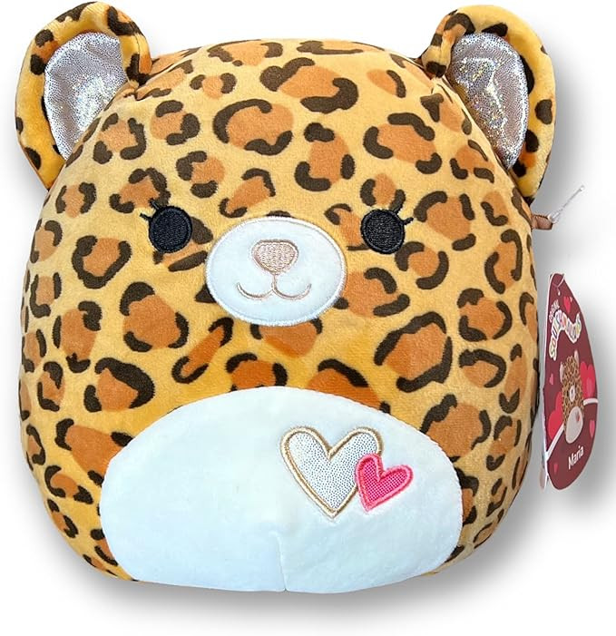 Amazon.com: Squishmallows 8 Inch Maria Cheetah with Hearts On Belly - 2023 Valentine's Day Squad ... | Amazon (US)