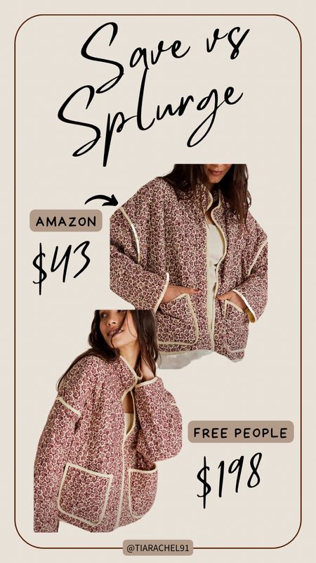 Amazon / Free People dupe floral jacket! 

#LTKSeasonal #LTKfindsunder50 #LTKstyletip