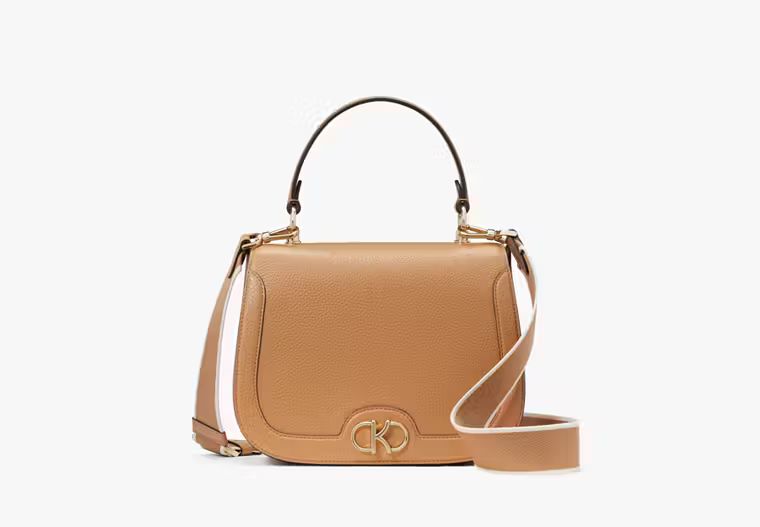 Kate Spade Kyla Top Handle Saddle Bag, Classic Saddle | Kate Spade Outlet