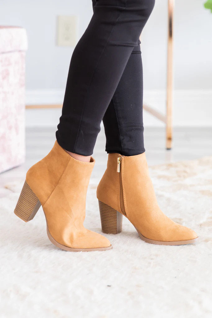Classic By Nature Booties, Camel | The Mint Julep Boutique