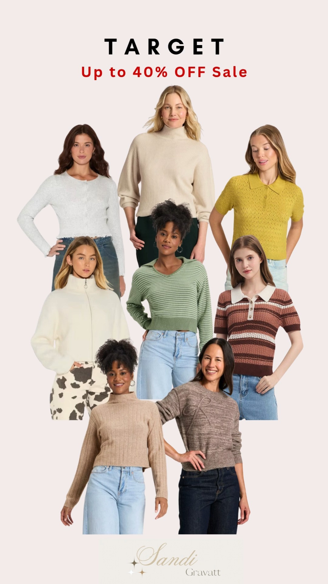 Target’s serving up major style at up to 40% off, and our closets are very thankful. These sale tops are too good to scroll past. 😍🛒✨
#TargetFinds #TargetStyle #LTKsale #TargetDeals #LTKfashion #AffordableStyle #SaleAlert #WardrobeRefresh #LTKfinds #BudgetFriendlyFashion 

 #LTKSaleAlert #LTKFindsUnder50 #LTKStyleTip