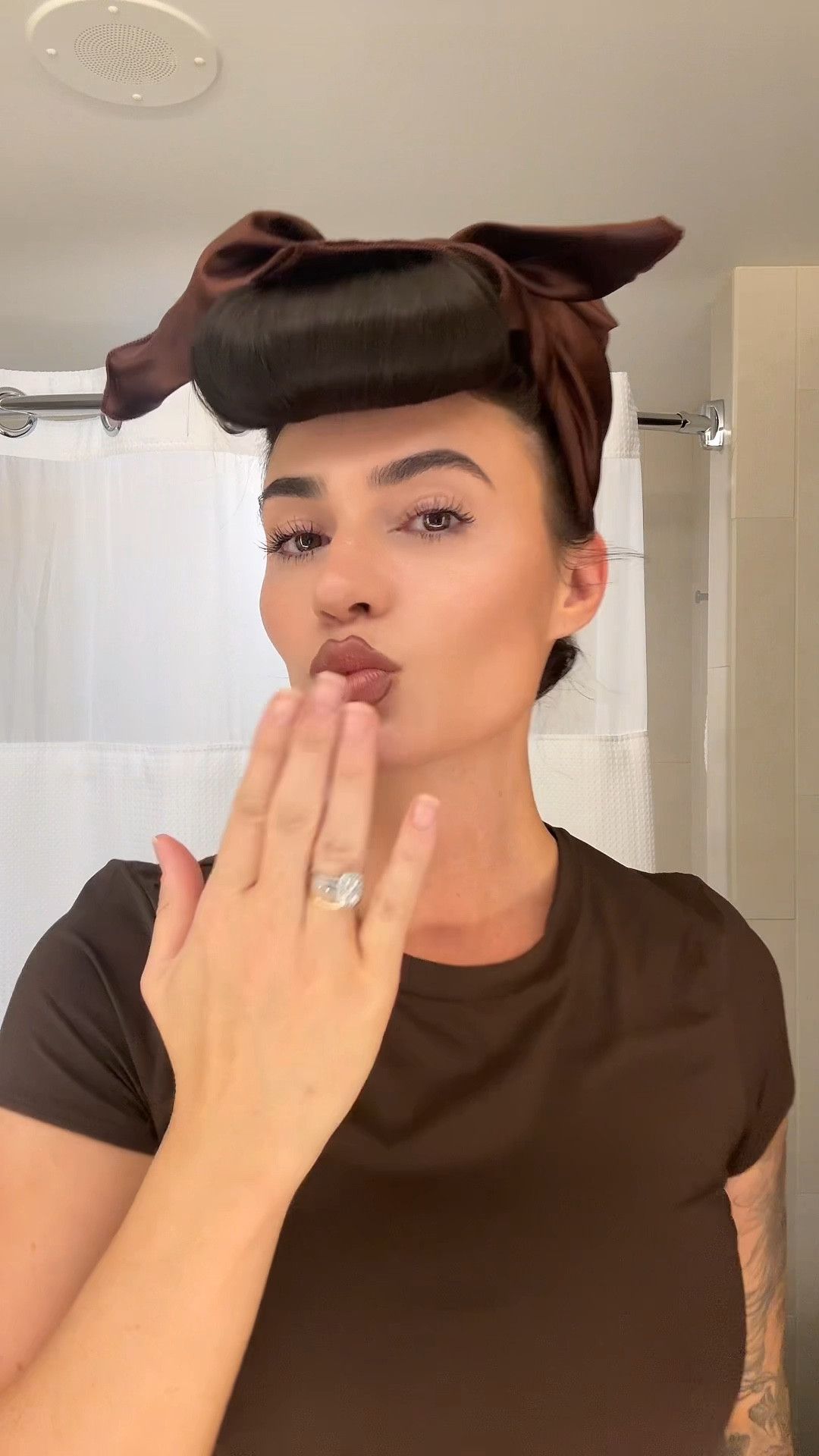 Over overnight blowout got me 🤣 

#LTKBeauty #LTKStyleTip