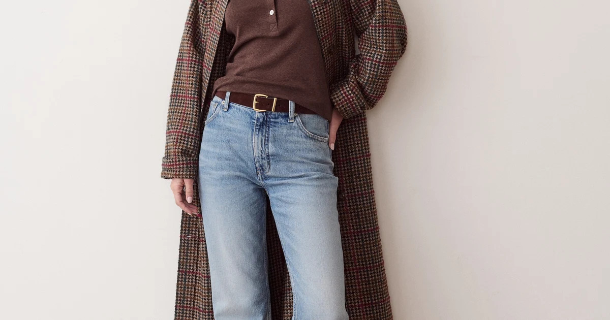 Hayes Houndstooth Trench Coat | Marine Layer