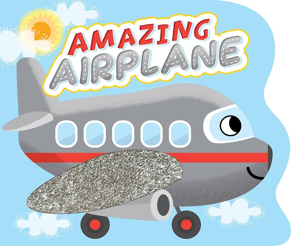 Little Hippo Books Amazing Airplane - Touch and Feel Board Book - Sensory Board Book | Amazon (US)