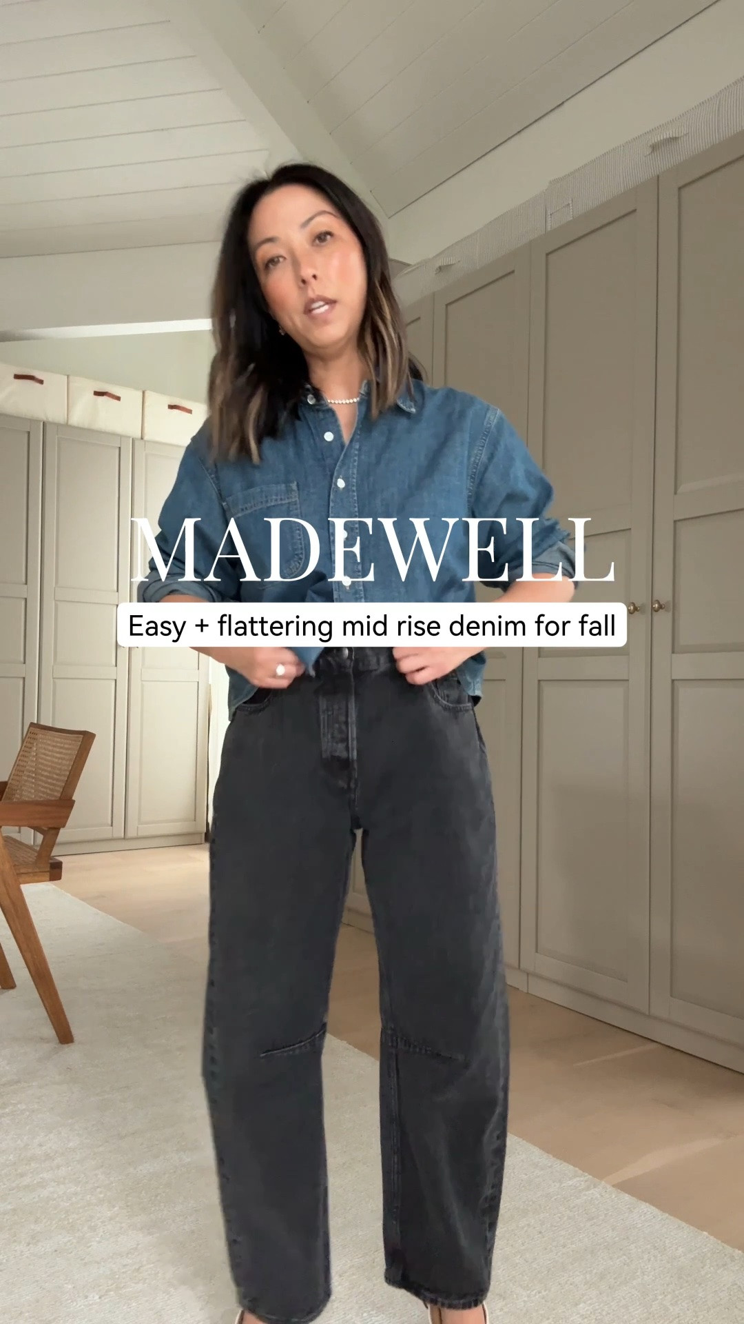 The subtle barrel on these pants from @Madewell are so flattering. The denim is super soft, the length is great for petites, and I love them with this cropped denim shirt. I sized up, but you can go tts. 

The Insiders Event is here! Get 25% off everything by simply signing into your Madewell Insider account. #madewell #madewellpartner #ad

Denim crop shirt small
Darted barrel jean regular 26 - these are too big, take your true size.

#LTKPetite