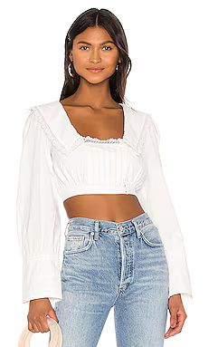 Tularosa Colton Blouse in Ivory from Revolve.com | Revolve Clothing (Global)