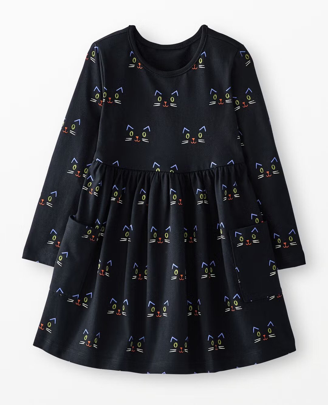 Halloween Long Sleeve Playground Dress with Pockets | Hanna Andersson