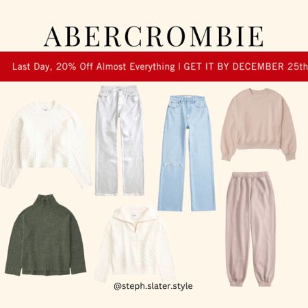 Abercrombie casual pieces I love! Last day of the 20% off sale! 

#LTKsalealert
