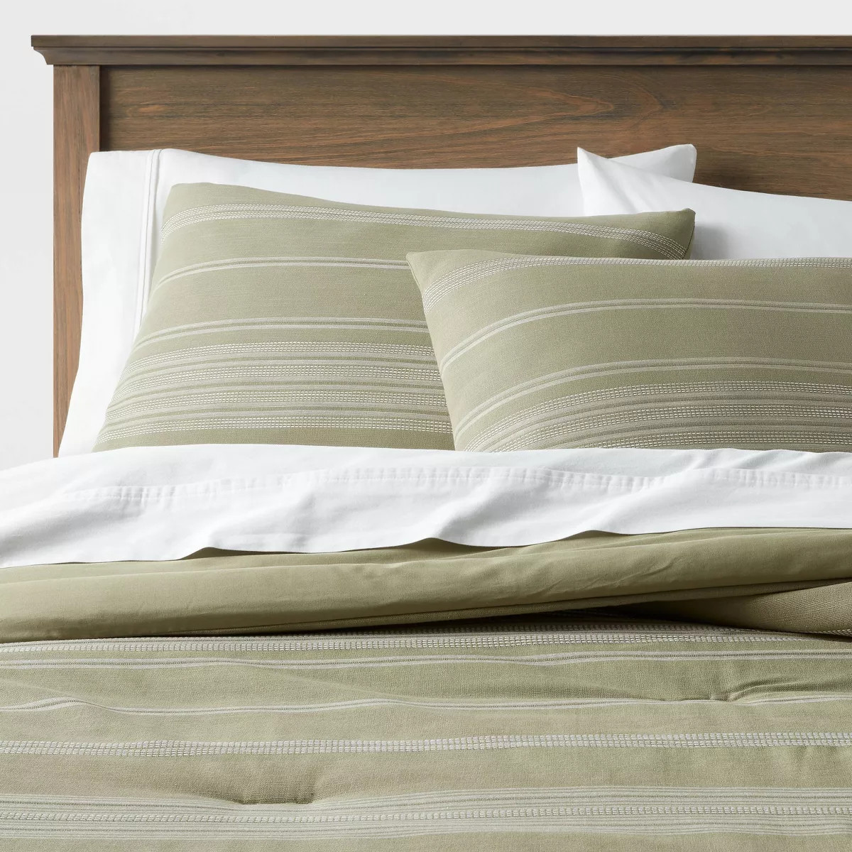 Cotton Woven Stripe Comforter & Sham Set - Threshold™ | Target