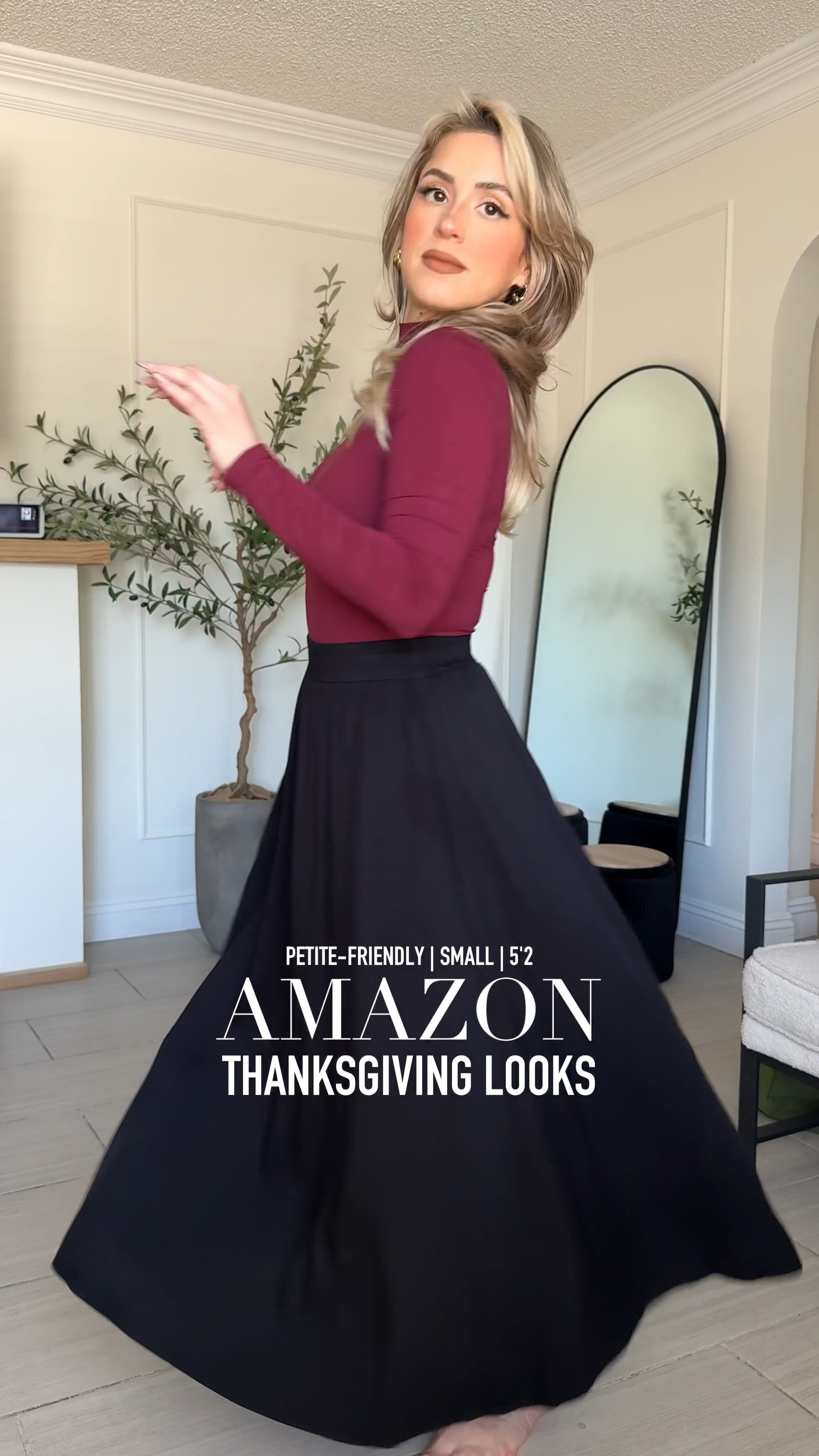Amazon Thanksgiving outfits 🤎💫
The perfect dresses & skirt options! 

✔️ Wearing small in all dresses//skirts//sets 

#LTKU #LTKFindsUnder50 #LTKHoliday