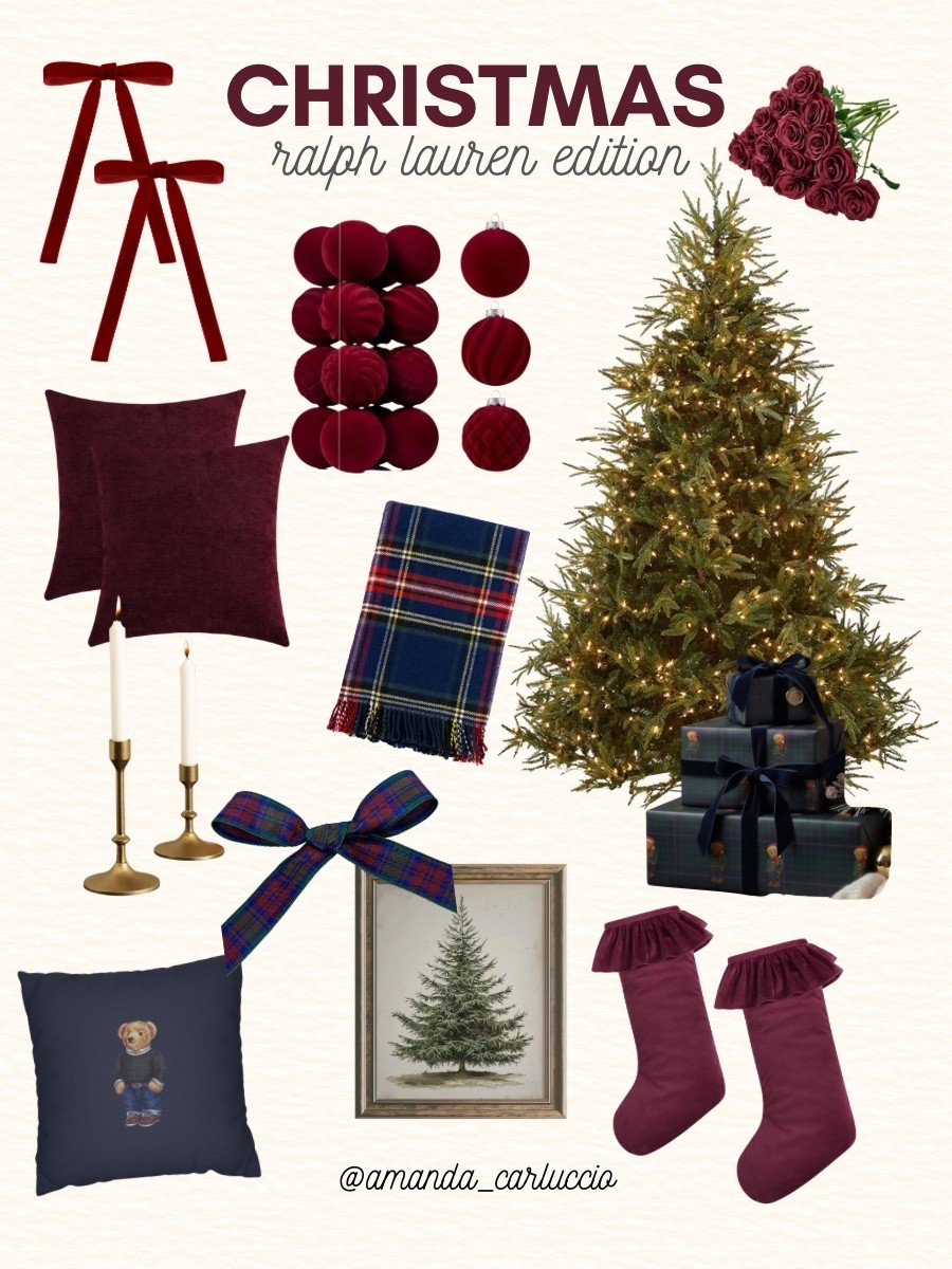 Merry Christmas (Ralph Lauren Edition)! 🧸🎄 #christmasdecor #christmas 