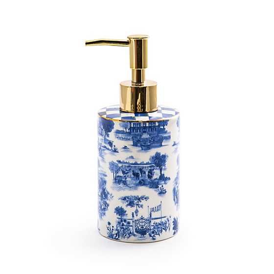 MacKenzie-Childs | Royal Toile Soap Dispenser | MacKenzie-Childs