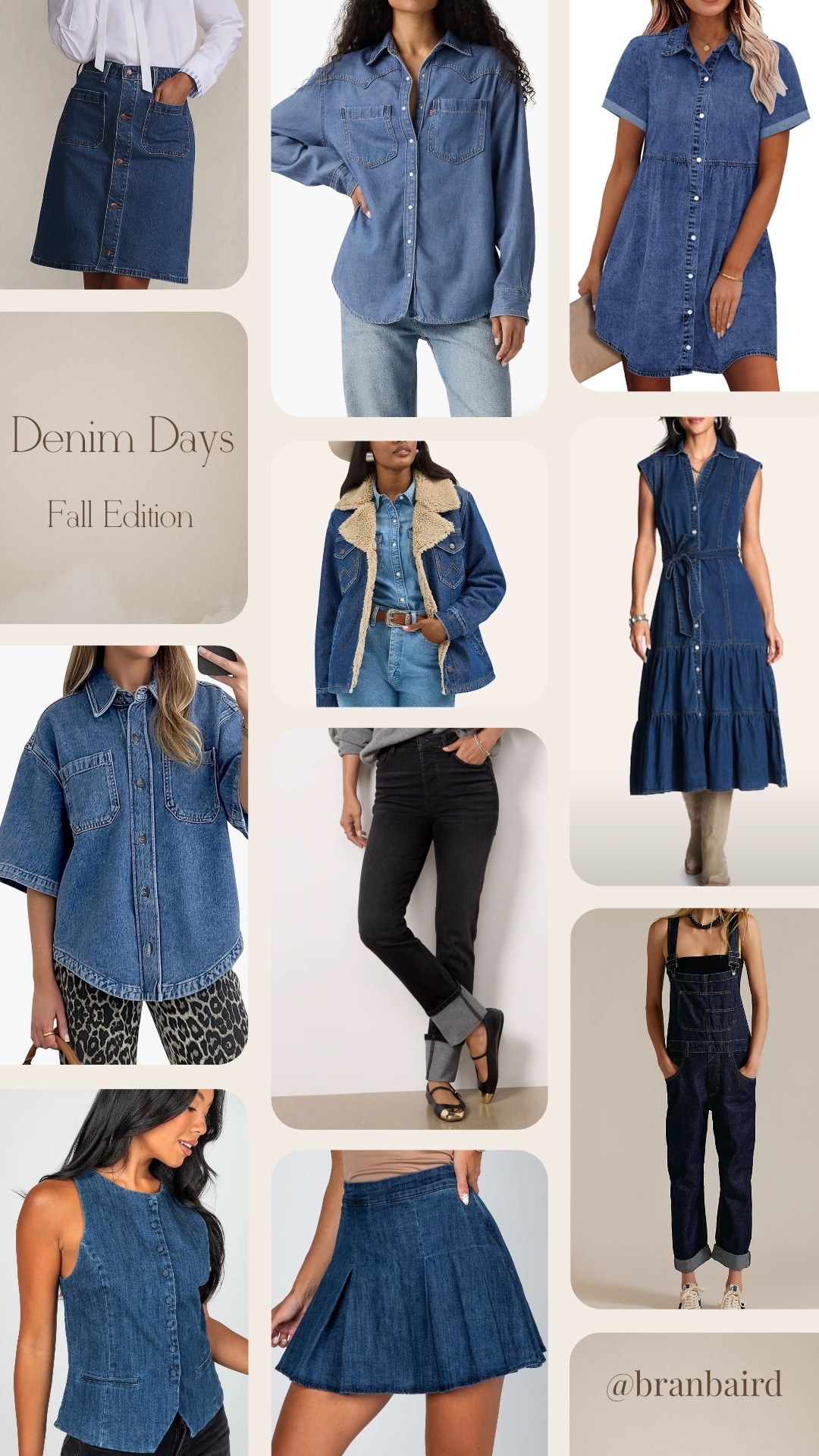 Denim Days - Fall Edition

All the best ways to wear denim! Denim skirts, Denim Skort, Denim Dress, Denim Overalls, Cuffed Denim, Cuffed Jeans, Denim Shirt, Jean Shirts, Jean Overalls, Fall Denim, Trending Denim 

#LTKSeasonal #LTKFindsUnder100 #LTKStyleTip