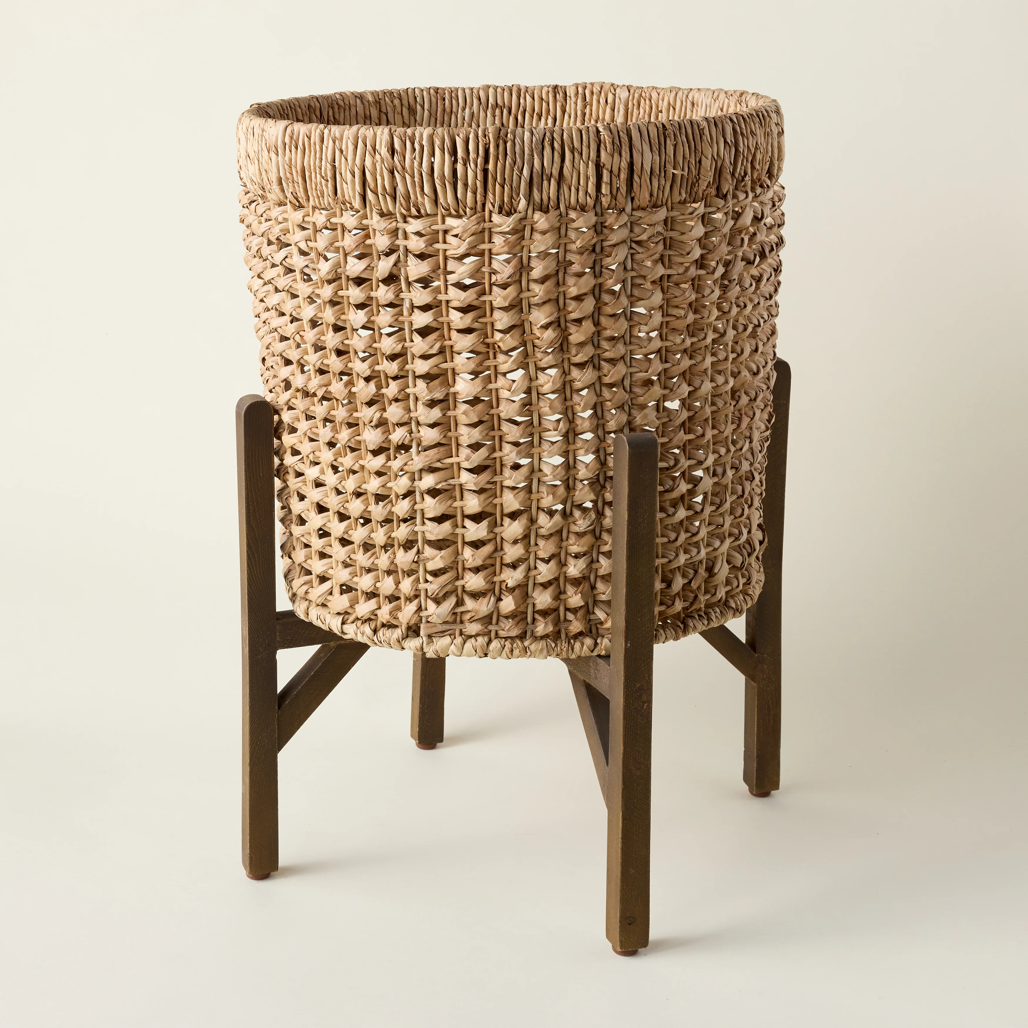 Hand-Woven Planter with Stand | Kate Marker Home