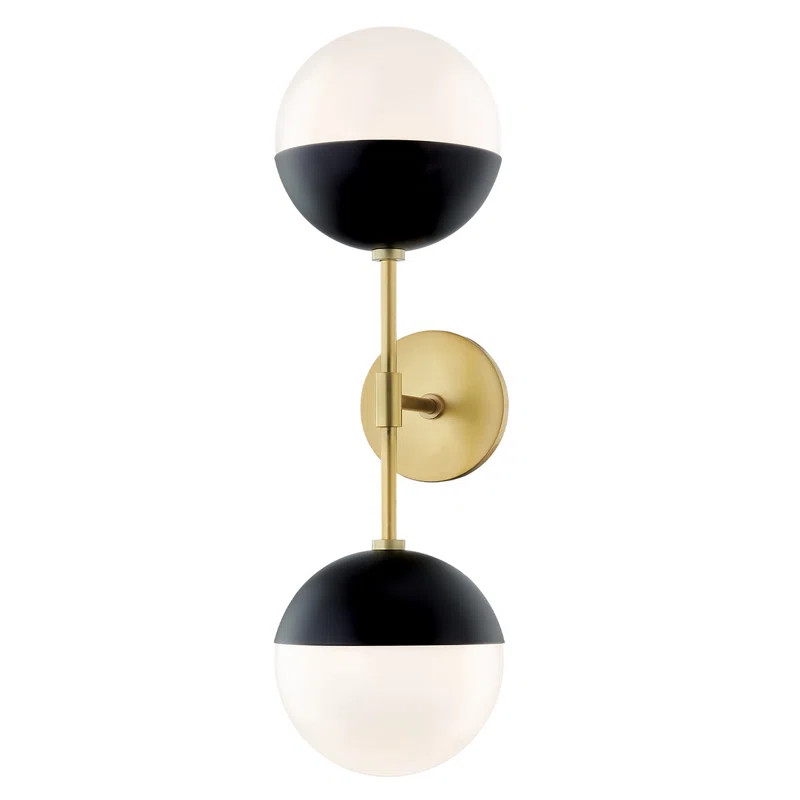 Kilwin 2 - Light Aged Brass Armed Sconce | Wayfair North America