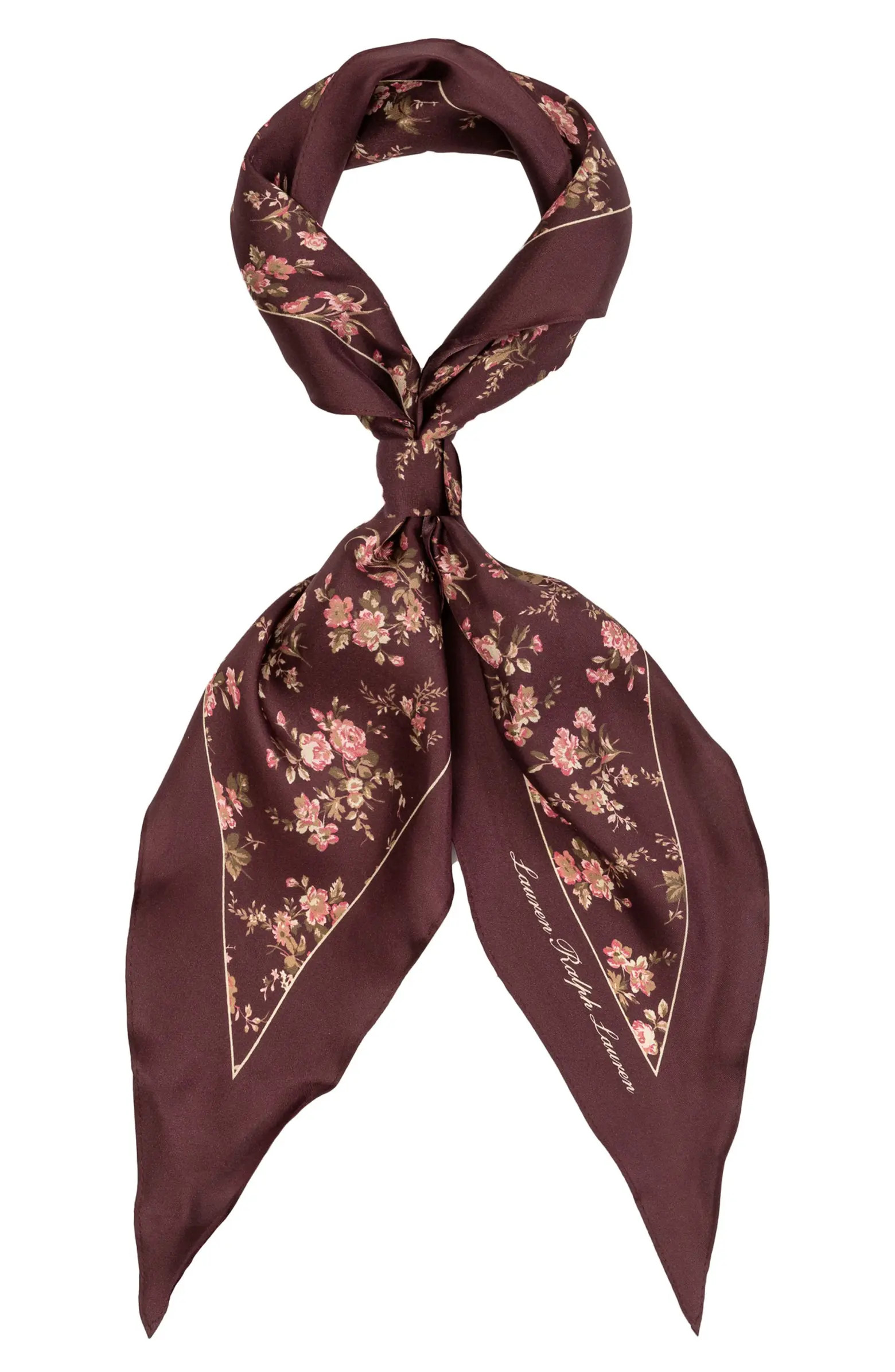 Floral Silk Large Diamond Scarf | Nordstrom