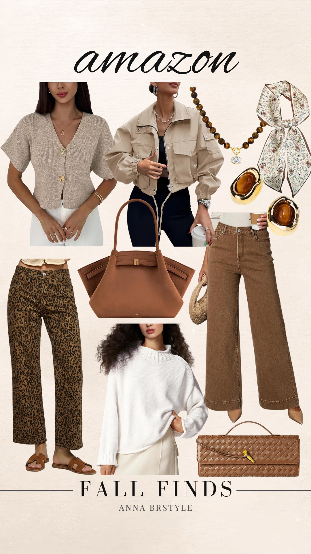 Amazon fall finds that look SO much more expensive than they are. I’m loving the rich browns, animal print, layered accessories, and elevated basics for the new season.

Amazon fall fashion, Amazon fashion finds, fall outfits, fall accessories, leopard print pants, brown jeans, fall handbags, fall jackets, fall sweaters, women’s fall style, affordable fall fashion, annabrstyle

#LTKootd #LTKSeasonal #LTKOver40