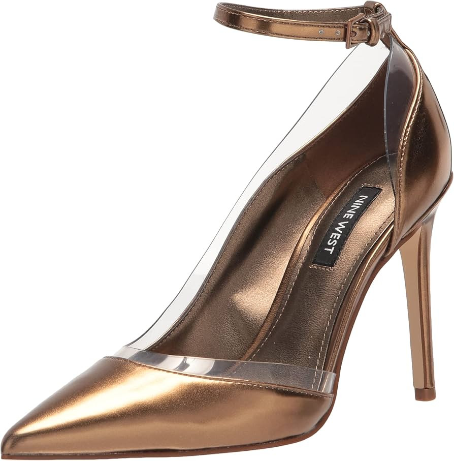 Nine West Women's FREZE Pump, Bronze, 8.5 | Amazon (US)