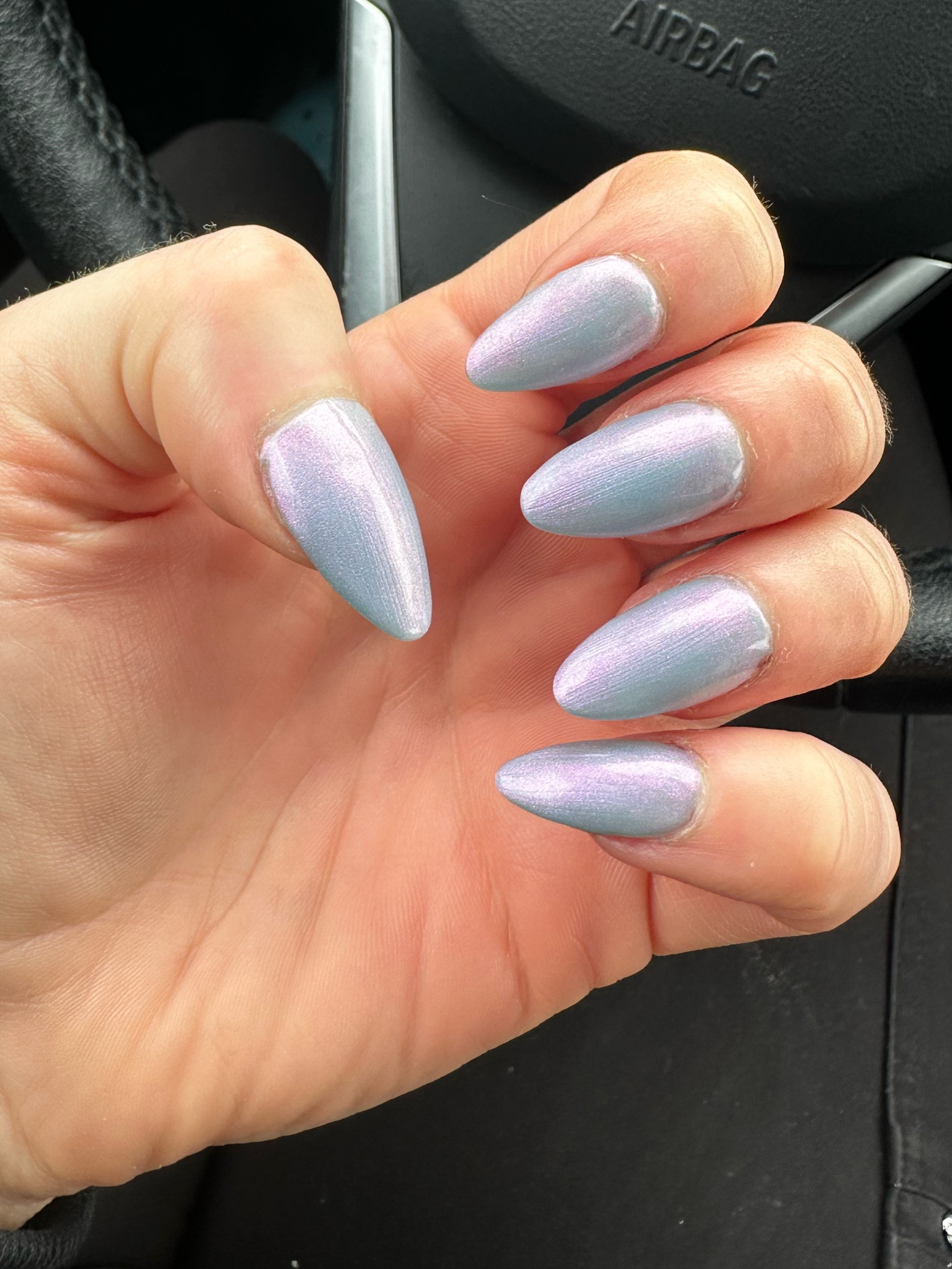 Gel x nails with iridescent chrome gel nail polish from Amazon- gel nails at home

#LTKStyleTip #LTKFindsUnder50 #LTKBeauty