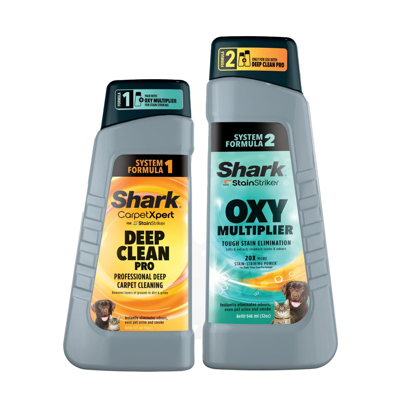 Shark StainStriker Cleaning Solution Bundle, 946ml StainStriker Oxy Multiplier Refill and 473ml C... | Amazon (UK)