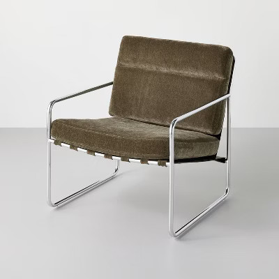 Chrome Frame Sling Accent Chair - Hearth & Hand™ with Magnolia | Target