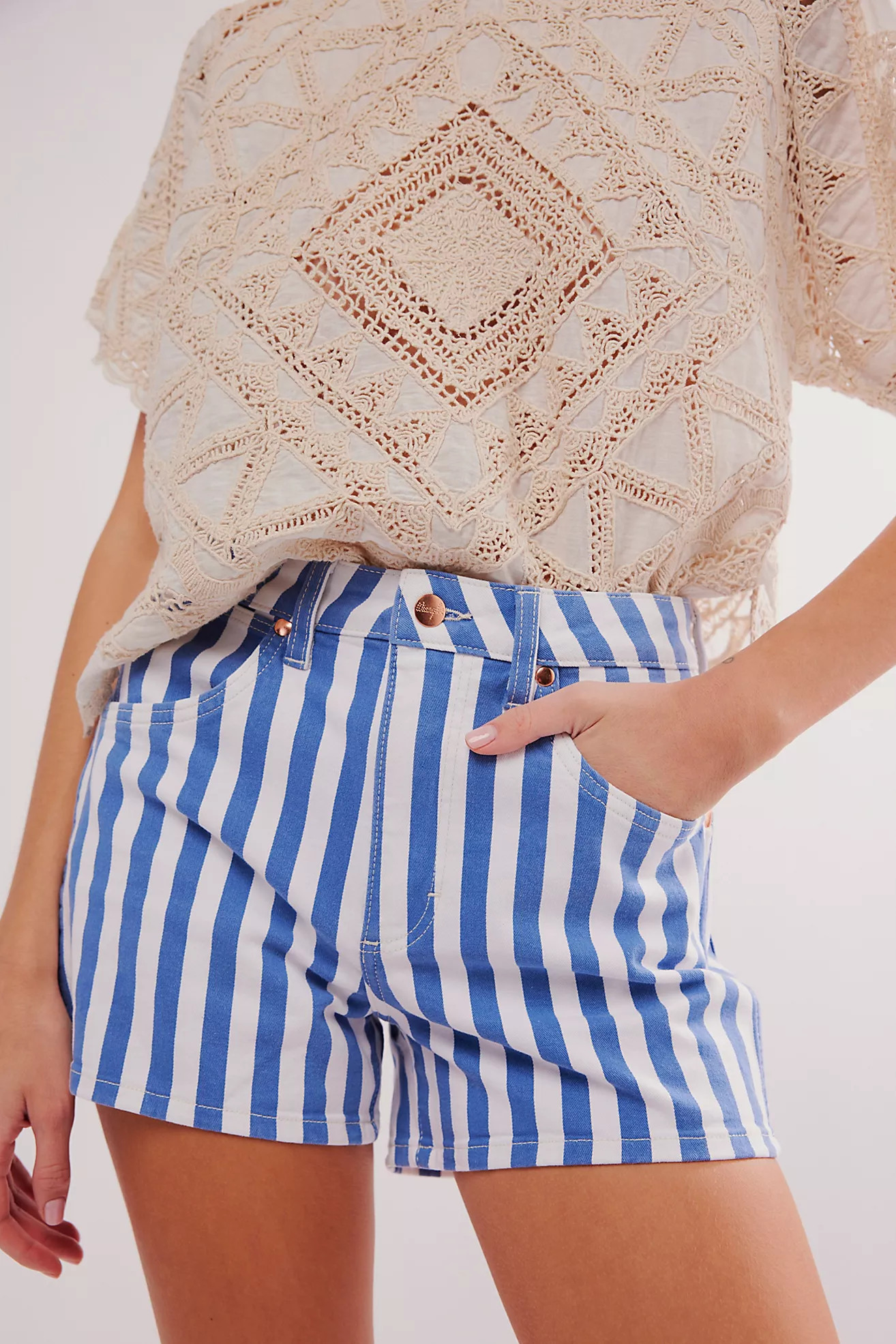 Wrangler Cowboy Printed Shorts | Free People (Global - UK&FR Excluded)