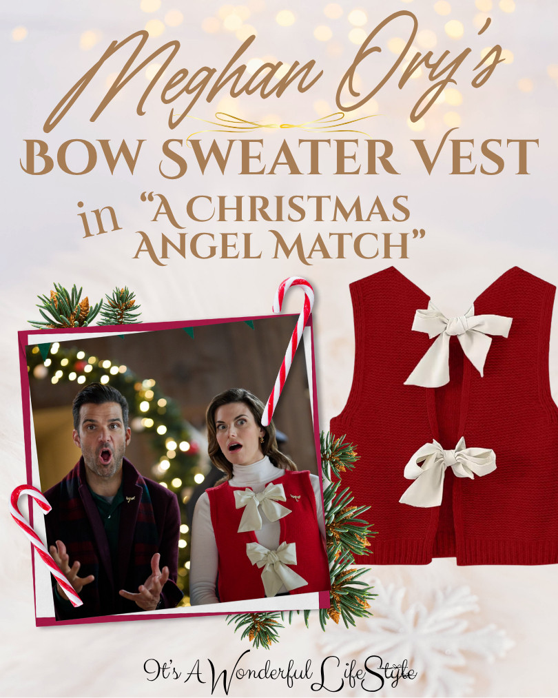  Meghan Ory's Bow Vest is too cute in "A Christmas Angel Match" on Hallmark Channel! ✨

You can grab her vest featured in the movie from my LTK Shop. 

 #LTKSeasonal #LTKFindsUnder100 #LTKStyleTip