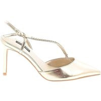 Nine West Heels: Gold Metallic Pattern Shoes - Size 6 | ThredUp (US)