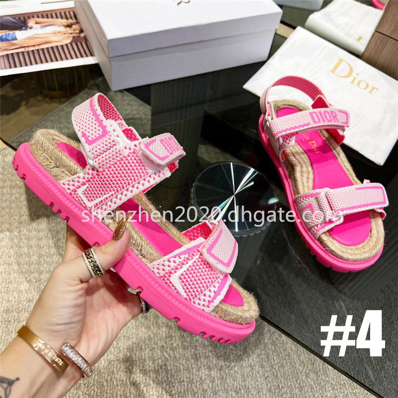 D-ior Premium DUPE Fashion Women's Adjustable Sandals with Hook & Loop for Women EU35-42 | DHGate