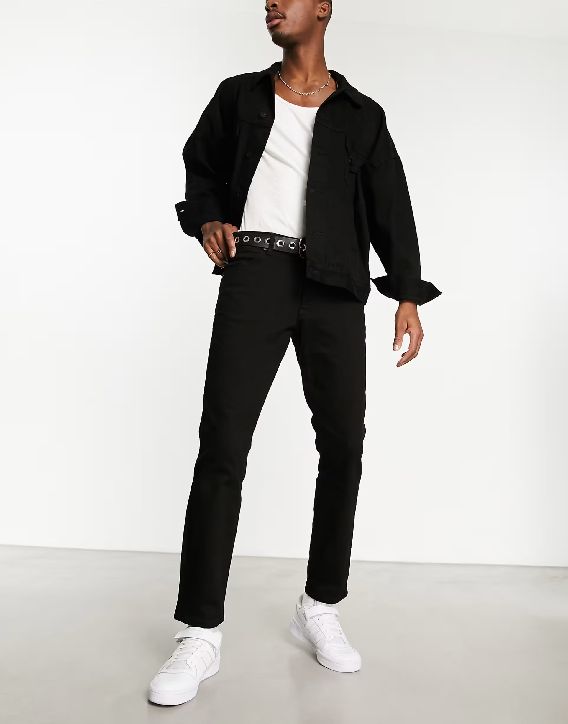 Wrangler Larston slim jeans in black | ASOS (Global)