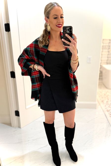 ✨ Holiday Outfit ✨

These Sancha boots are everything I hoped they’d be. Comfortable and gorgeous. DSW is having a great sale using code MERRY. 

This skort is so nice I’ve literally bought it three times in three colors. 🙌🏼 Pairing it with a festive scarf or shawl gives your outfit a merry vibe. 🎅🏼

#everypiecefits

Christmas outfit
Festive outfit
Christmas party outfit
Holiday party outfit 



#LTKsalealert #LTKSeasonal #LTKHoliday